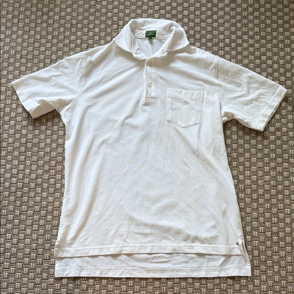 Sid Mashburn White Polo Shirt